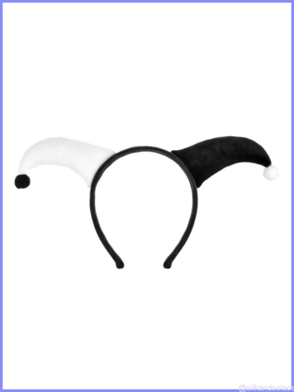 Harley Quinn Costume Headband Fabric Halloween Headpiece